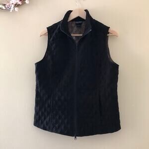 Nomadic Traders Vest Full Zip Quilted Lined Black Size M